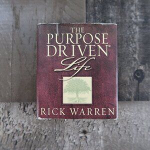 The Purpose Driven Life by Rick Warren Miniature Book Mini Hardcover